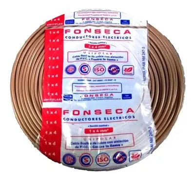 Cable unipolar 1x6mm marrón  X Metro IRAM NM 247-3 