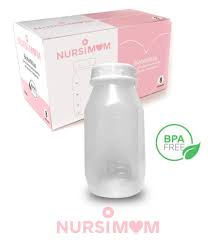 Botellas plásticas para almacenamiento de leche materna Nursimom