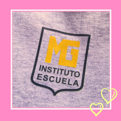 PROMO- Campera gris de verano - escudo pegado