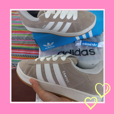 PROMO -Zapatillas Campus Beige Brasileras