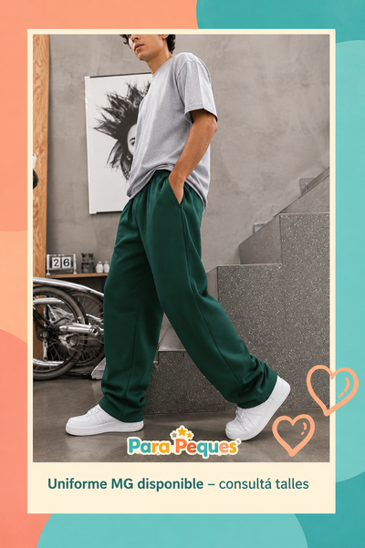 Pantalón de algodón frizado Juvenil