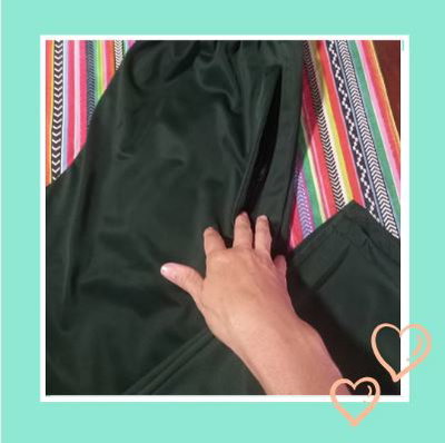 Pantalon de acetato frizado JUVENIL