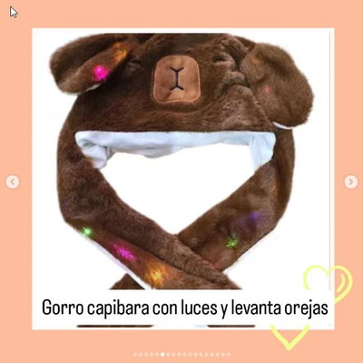 Gorro Capibara