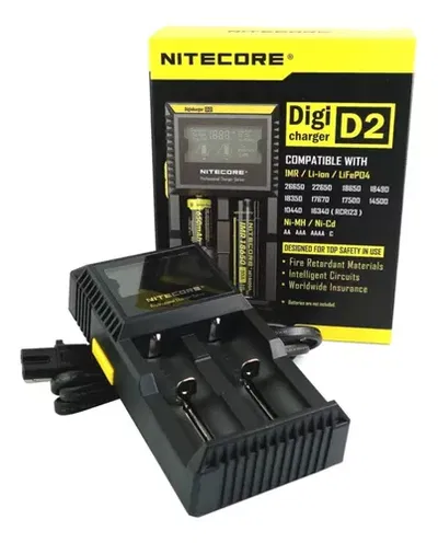 Cargador de baterias Nitecore D2