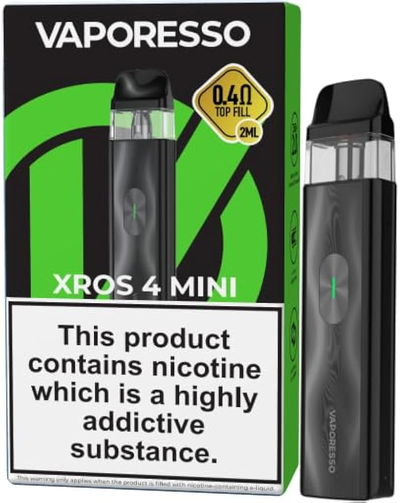 Pod Vaporesso XROS 4 mini + esencia importada 30ml (sabor a eleccion)