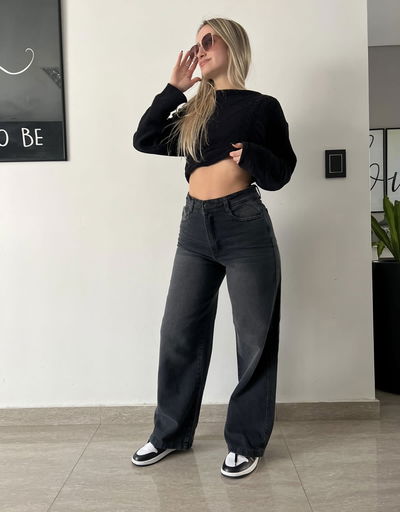 WIDE LEG GRIS LOCALIZADO
