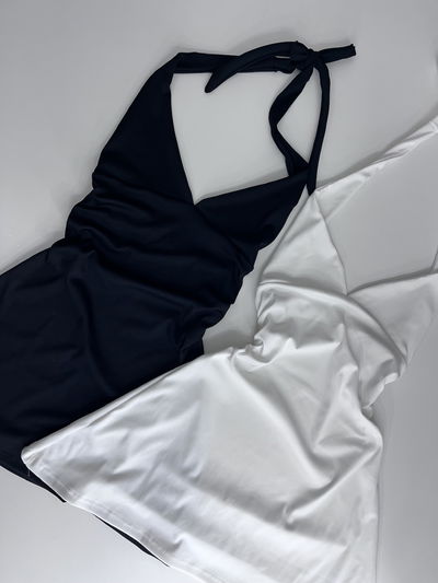 Vestido suelto escote v