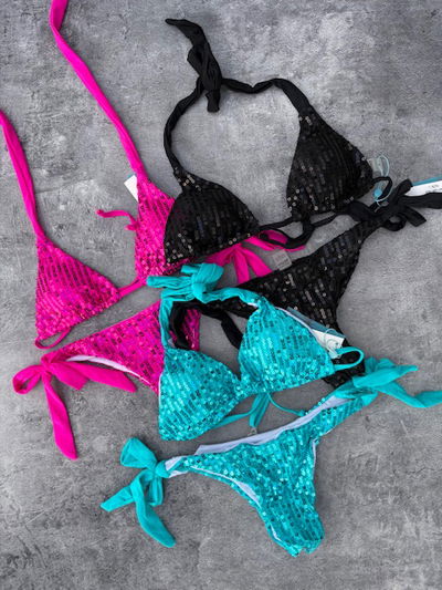 BIKINIS LENTEJUELAS IMPORTADA 🇧🇷