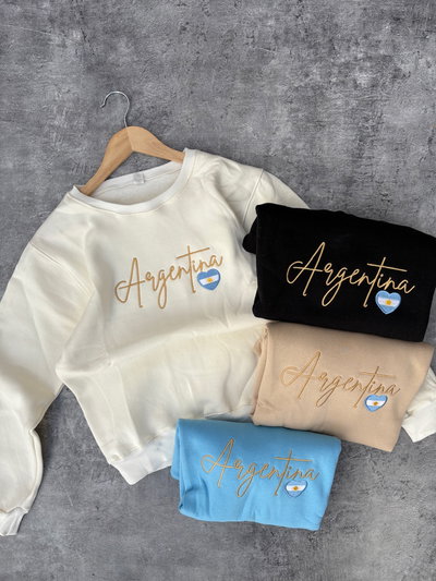 BUZO ARGENTINA BORDADO