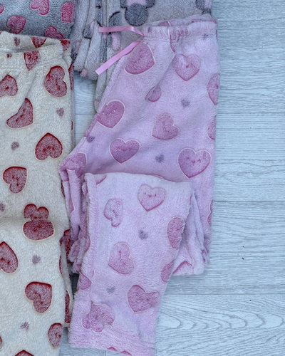 PIJAMA CORAZÓN ROSA