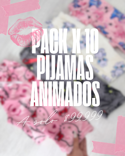 Pack 10 pijamas surtidos 