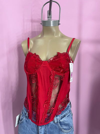 CORSET IMPORTADO ROJO