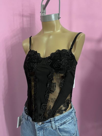 CORSET IMPORTADO NEGRO