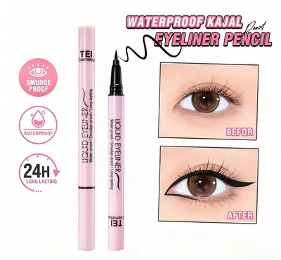 Delineador fibra waterproof Tei Cosmetic 