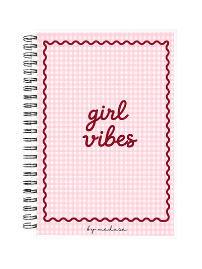 Cuaderno A4 Girl Vibes Anillado Tapa Dura