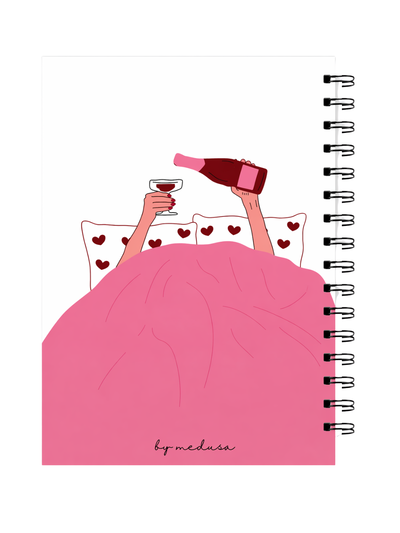 Cuaderno A4 Carmine Anillado Tapa Dura