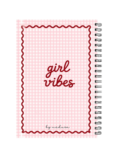 Cuaderno A4 Girl Vibes Anillado Tapa Dura