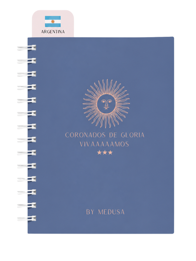 Cuaderno A5 Coronados de Gloria Anillado Tapa Dura