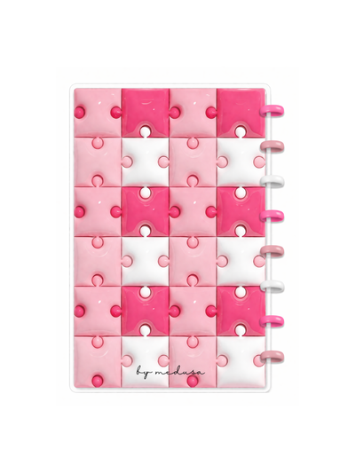 Cuaderno A5 Dotty Fucsia Sistema de discos