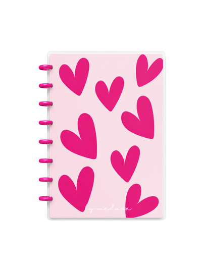 Cuaderno A5 Corazones Sistema de discos