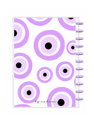 Cuaderno A4 Ojo Turco Lila Sistema de Discos