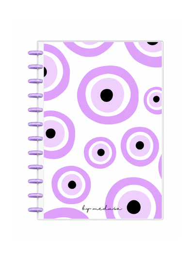 Cuaderno A4 Ojo Turco Lila Sistema de Discos
