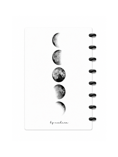 Cuaderno A5 Moon Black Sistema de discos