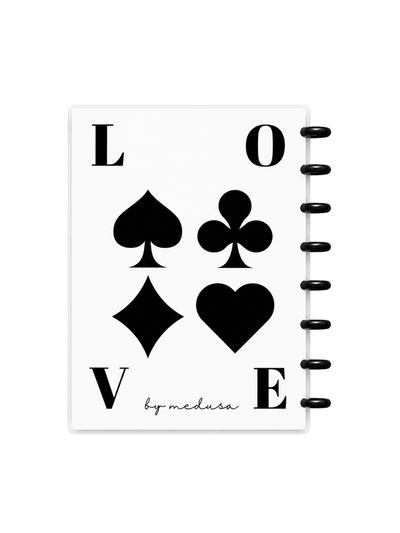 Cuaderno A5 Carta Poker Sistema de discos