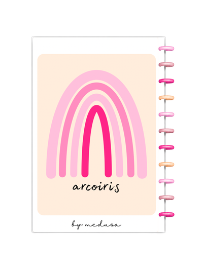 Cuaderno A4 Arcoiris Sistema de Discos