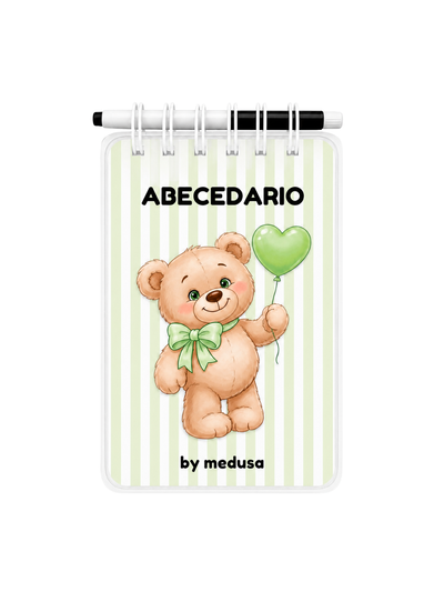 Abecedario Verde Cuaderno Pizarra 