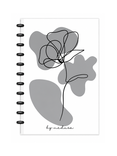 Cuaderno A4 Butterfly Black  Sistema de Discos