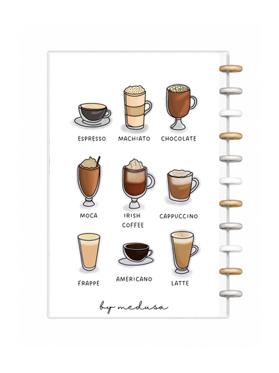Cuaderno A4 Coffee Sistema de Discos