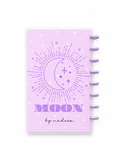 Cuaderno A5 Moon Lila Sistema de discos