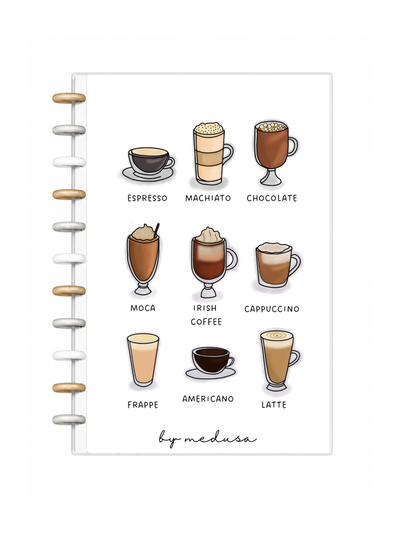 Cuaderno A4 Coffee Sistema de Discos