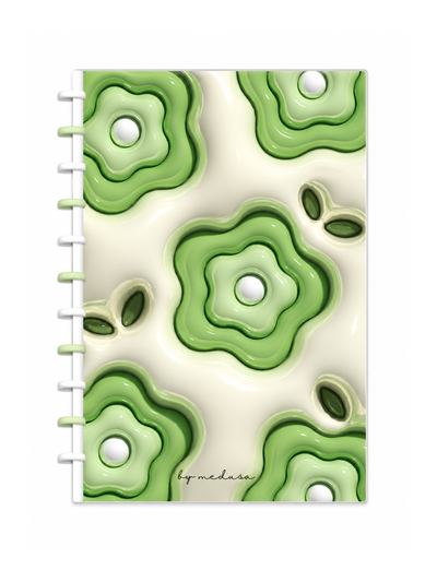 Cuaderno A4 Dotty Verde Sistema de Discos