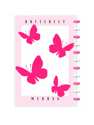 Cuaderno A4 Butterfly Pink  Sistema de Discos