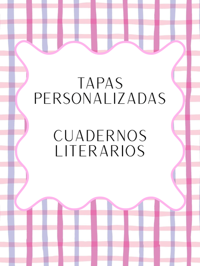 Cuaderno Literario TAPAS PERSONALIZADAS Sistema de discos