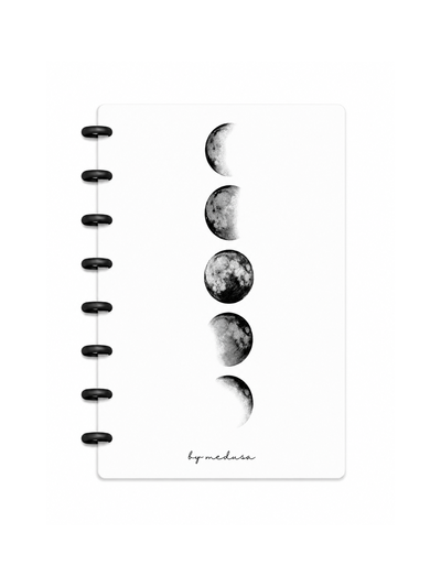Cuaderno A5 Moon Black Sistema de discos
