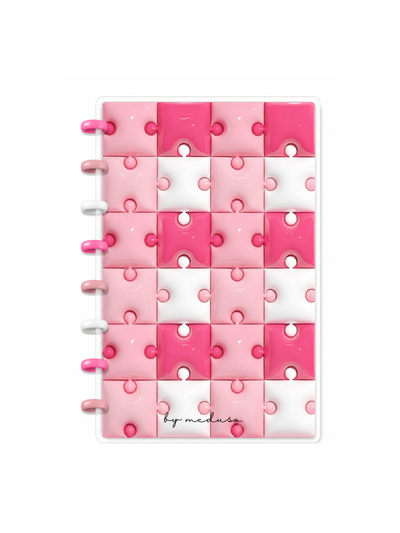 Cuaderno A5 Dotty Fucsia Sistema de discos