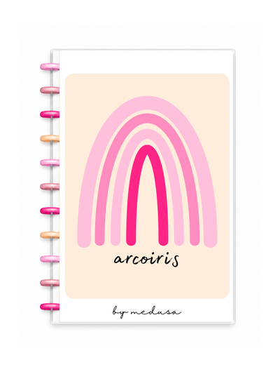 Cuaderno A4 Arcoiris Sistema de Discos