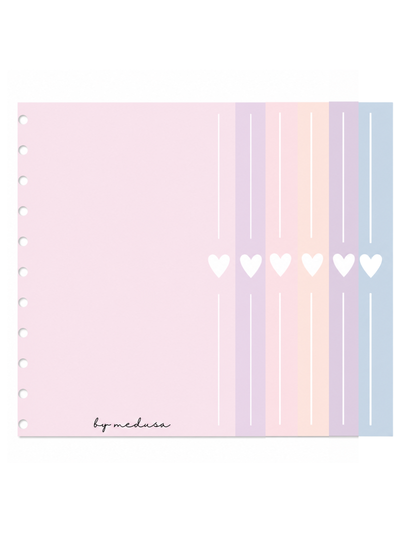 Separadores Pack Pastel X6