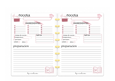 Recetario A5 Sistema de Discos