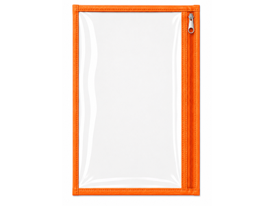 Sobre Transparente Grande Naranja