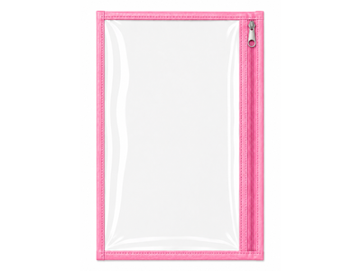 Sobre Transparente Grande Rosa