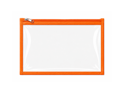 Sobre Transparente Mediano Naranja