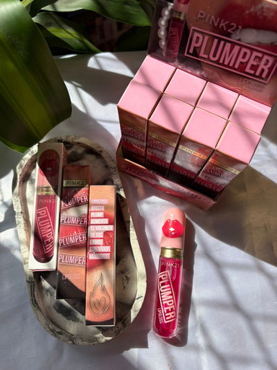 lip gloss voluminizador de labios | pink 21