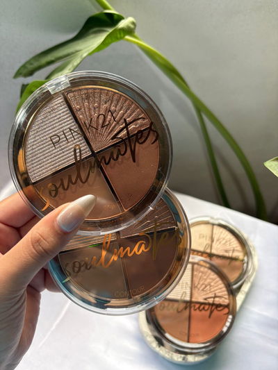 ruleta de contorno e iluminador | pink 21