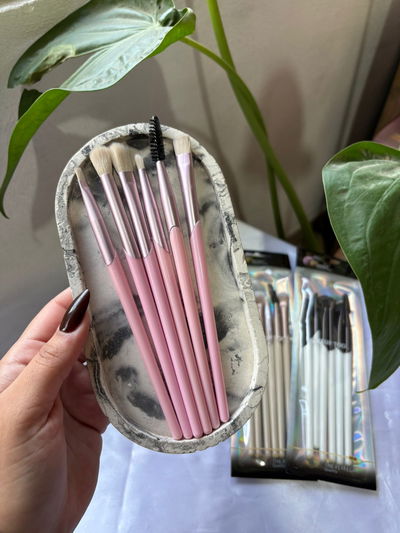 set de brochas para ojos x6