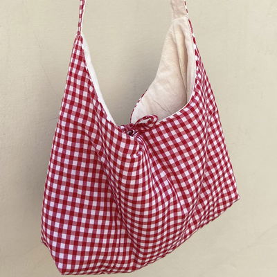 bag vichy roja