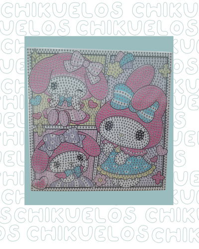 Cuadros Diamond Painting 20x20 Melody